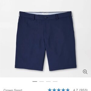 Peter Millar Navy Performance Stretch Golf Shorts
